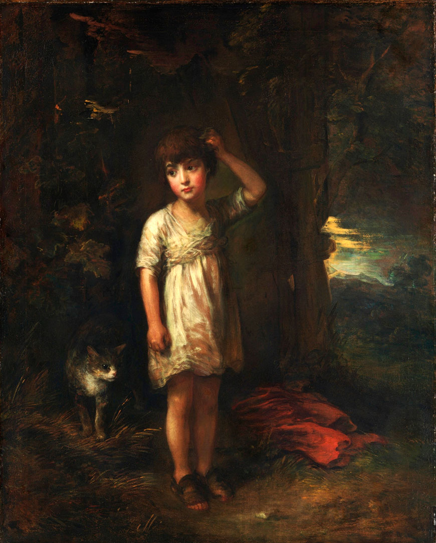 Boy with a Cat. Morning (Мальчик с кошкой. Утро), 1787