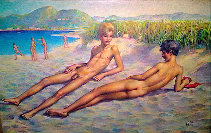Nus sur la plage (Голышом на пляже), 1966