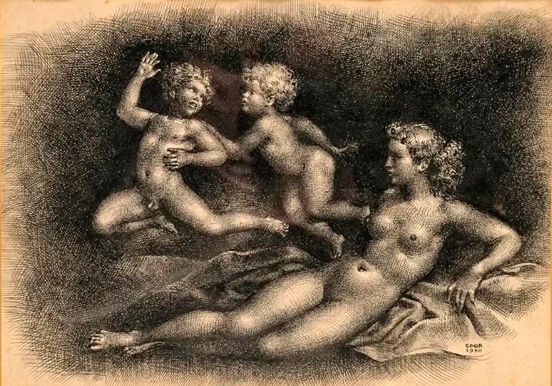 Vénus et l’Amour (Венера и Амур), 1950