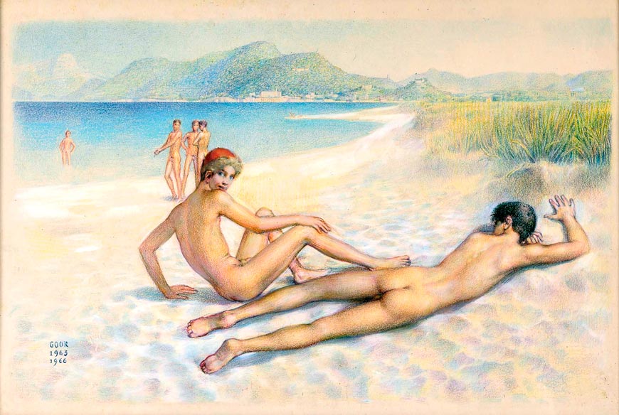 Nus sur la plage (Голышом на пляже), 1963-1966