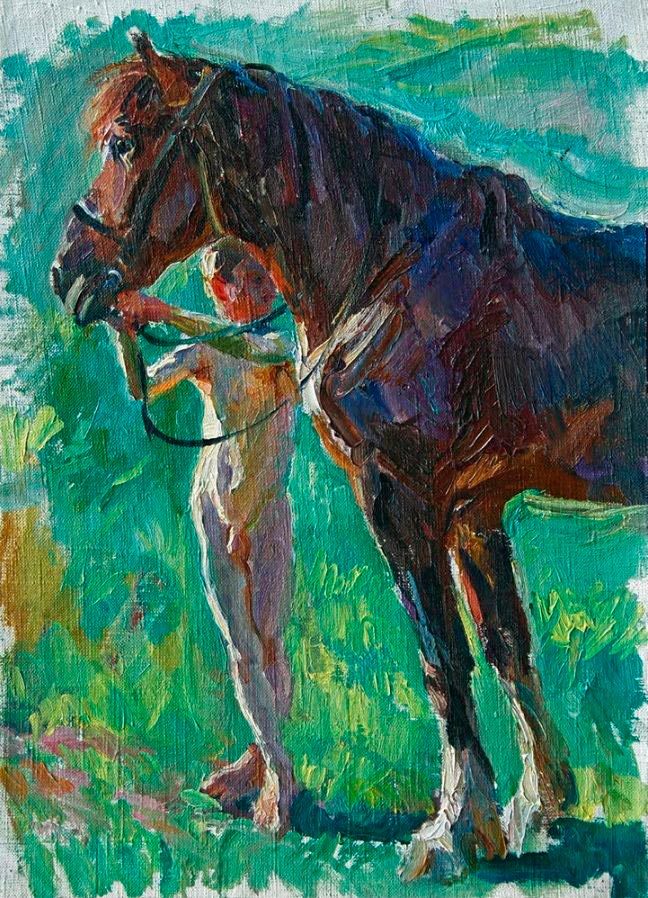 Мальчик и конь (Boy and horse), 1930-е