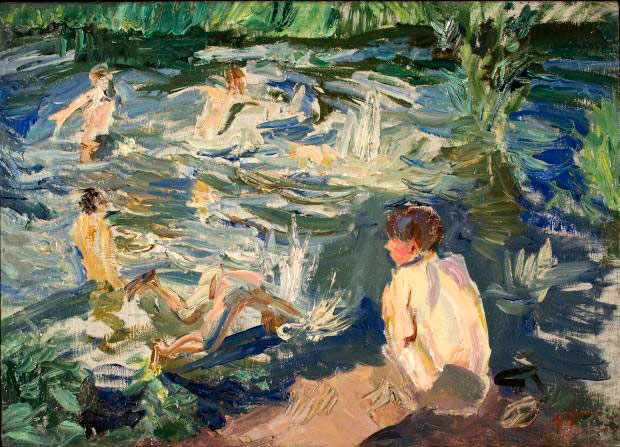 Купающиеся дети (Bathing children), 1930-1940s