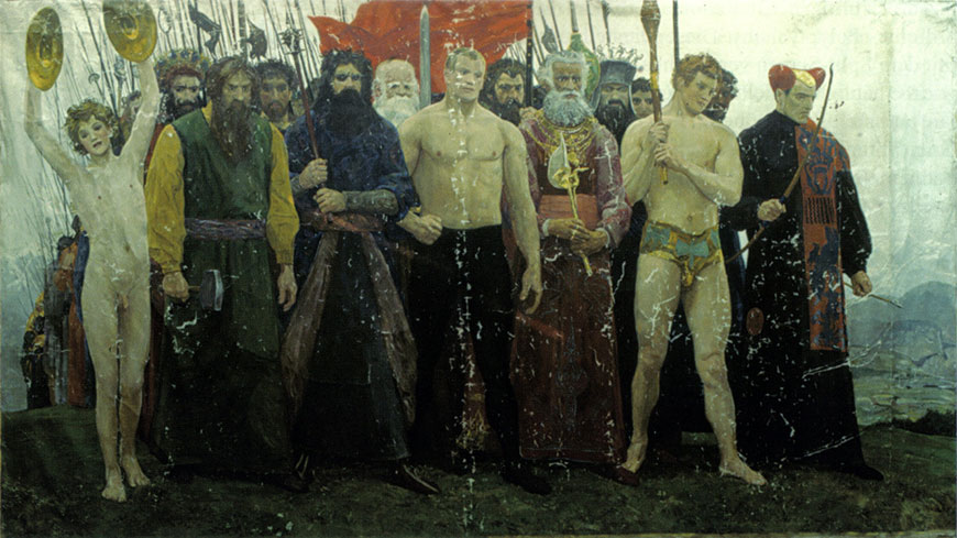 Auf zum Kampf, auch Phalanx der Starken genannt (К борьбе или Фаланга, прозванная Сильной), 1902