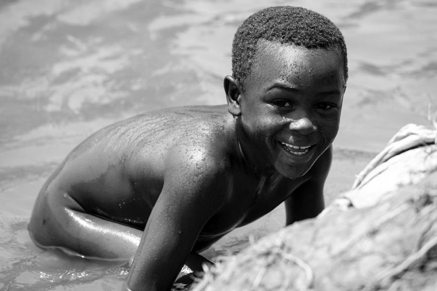 Child in river (Ребёнок в реке), 2012