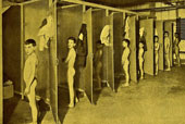 Public school boys' shower room / Душевая в общеобразовательной школе