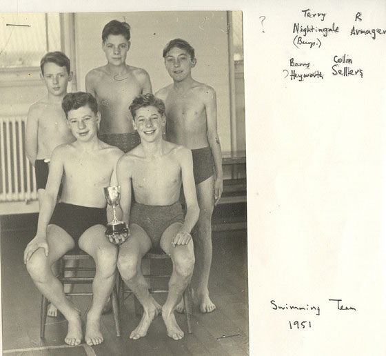 Boys Swimming Team (Мальчишеская команда по плаванию), 1951