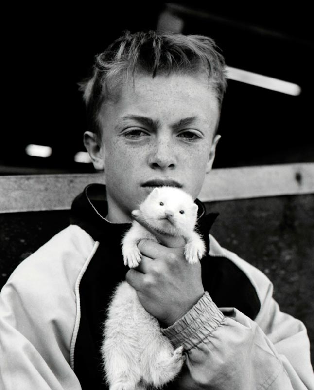 Boy with ferret (Мальчик с хорьком), 2002