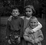 Sergey, Ilya and Vika in Berezka young camp